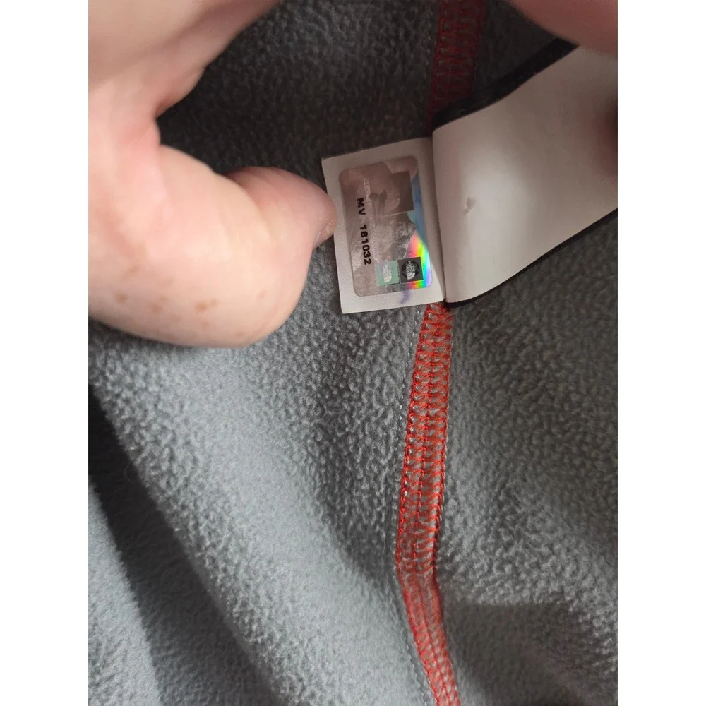 The North Face Mountain Athletics Mens Large Grey Full Zip Hoodie A6S5 F14
